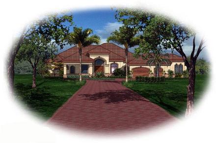 Florida Mediterranean Elevation of Plan 60524