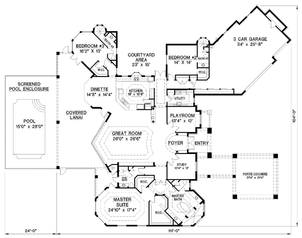 Florida Mediterranean Level One of Plan 60525