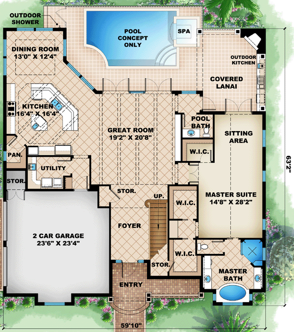 Florida Mediterranean Level One of Plan 60542