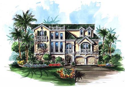 Coastal Florida Elevation of Plan 60560