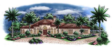 Mediterranean Elevation of Plan 60570
