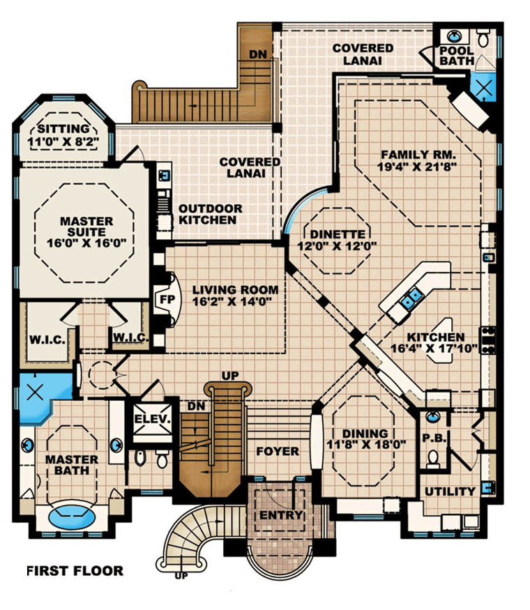 Mediterranean Level One of Plan 60585