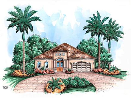 Mediterranean Elevation of Plan 60591