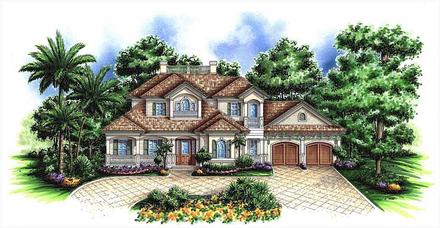 Craftsman Florida Elevation of Plan 60598