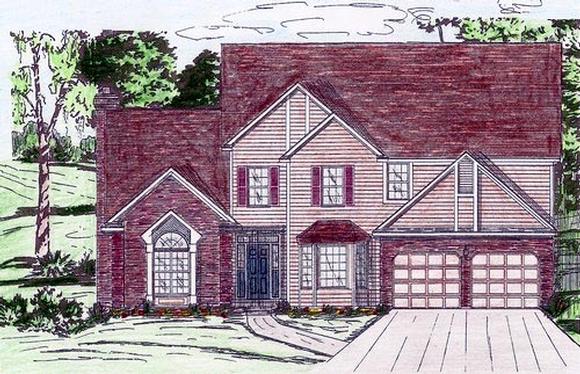 House Plan 60620 Elevation