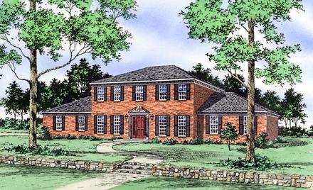 House Plan 60623 Elevation