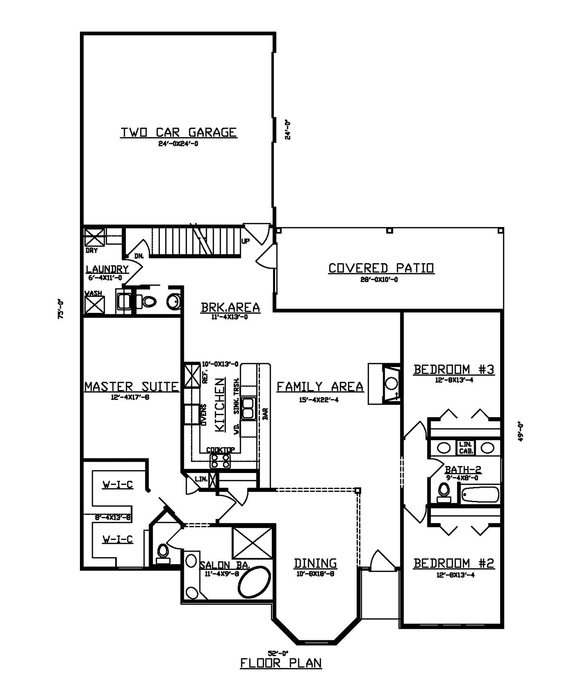 Traditional Level One of Plan 60671