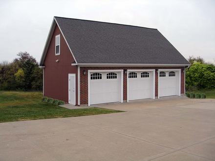 Garage Plan 60685 - 3 Car Garage Elevation