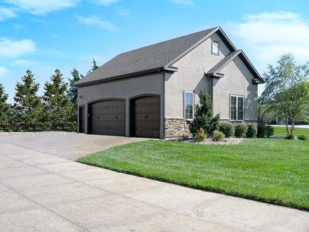 Garage Plan 60688 - 3 Car Garage Elevation