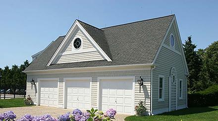 Garage Plan 60691 - 3 Car Garage Elevation