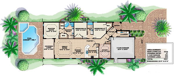 Mediterranean Level One of Plan 60755