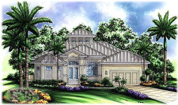 House Plan 60758 Elevation