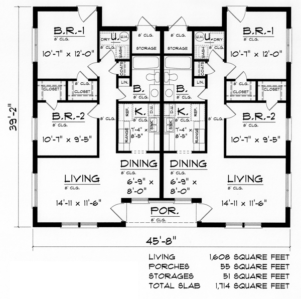 Contemporary Level One of Plan 60811
