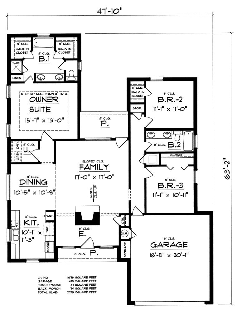 Contemporary Level One of Plan 60825