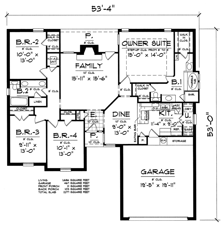 Traditional Level One of Plan 60826