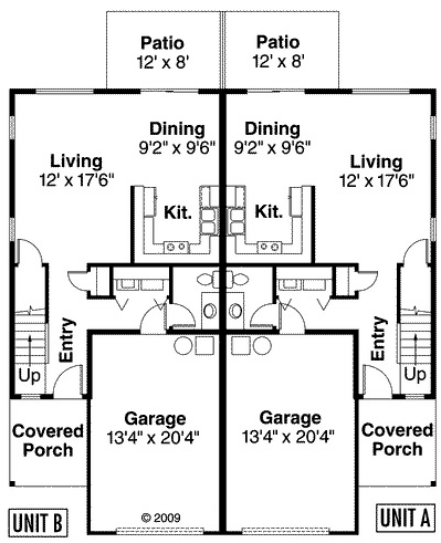 Contemporary Country Florida Saltbox Level One of Plan 60907