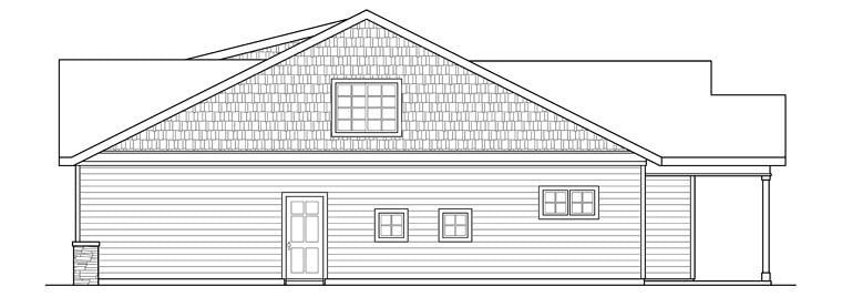 Bungalow, Contemporary, Craftsman, Ranch Plan with 1763 Sq. Ft., 3 Bedrooms, 3 Bathrooms, 2 Car Garage Picture 9