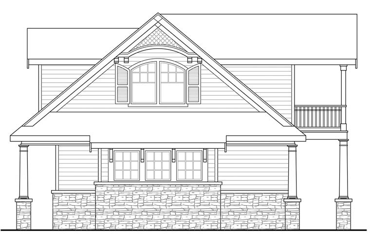 Country, Ranch, Traditional Plan with 4568 Sq. Ft., 3 Bedrooms, 5 Bathrooms, 3 Car Garage Picture 4