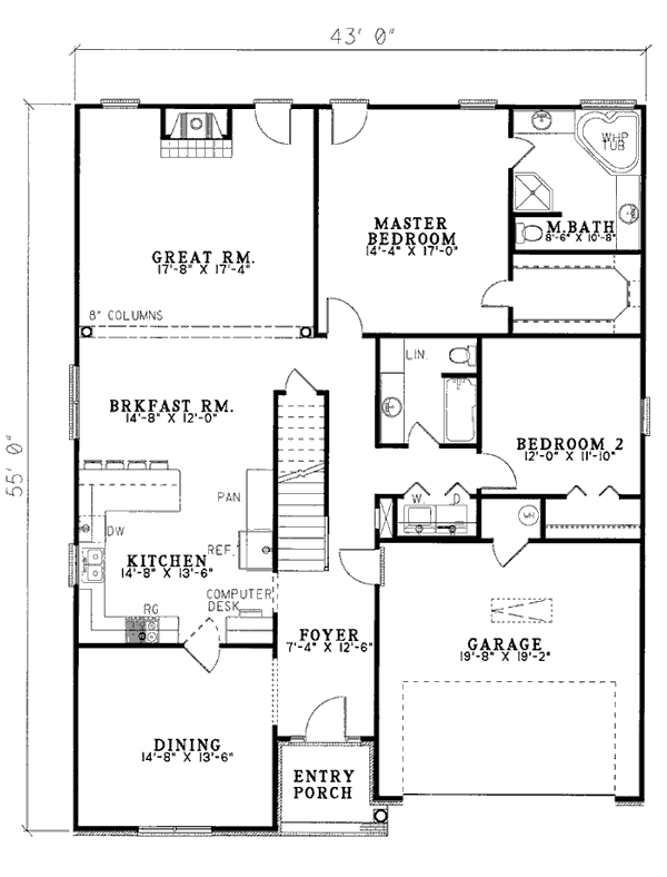 Traditional Level One of Plan 61014