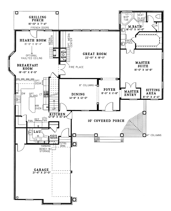 Country Southern Level One of Plan 61016