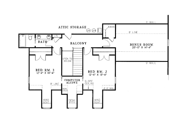 Colonial Southern Level Two of Plan 61019