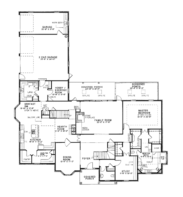 European Traditional Level One of Plan 61021