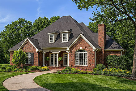 European Elevation of Plan 61023