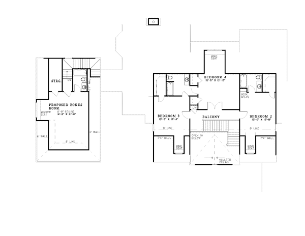 Colonial Southern Level Two of Plan 61042