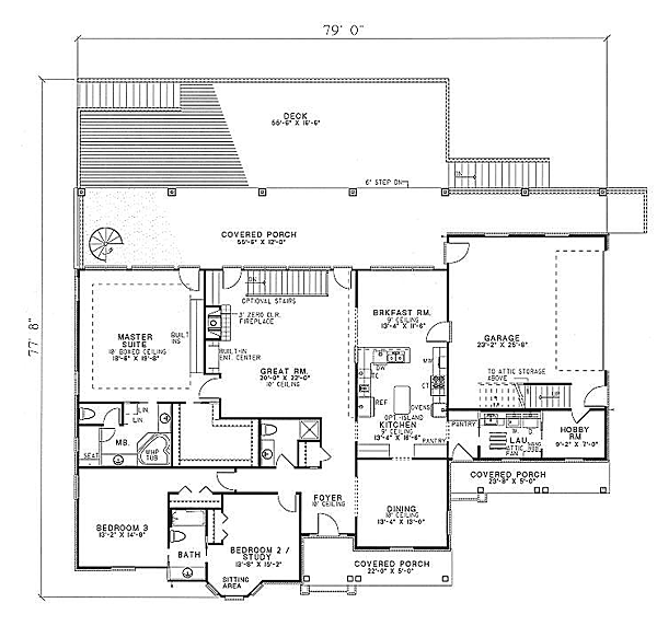 Country Southern Level One of Plan 61052