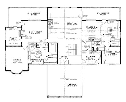First Level Plan
