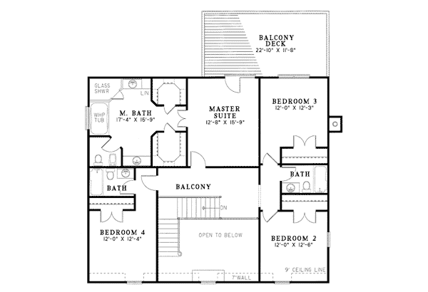 Colonial Southern Level Two of Plan 61070
