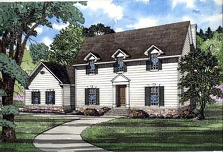 House Plan 61070 Elevation