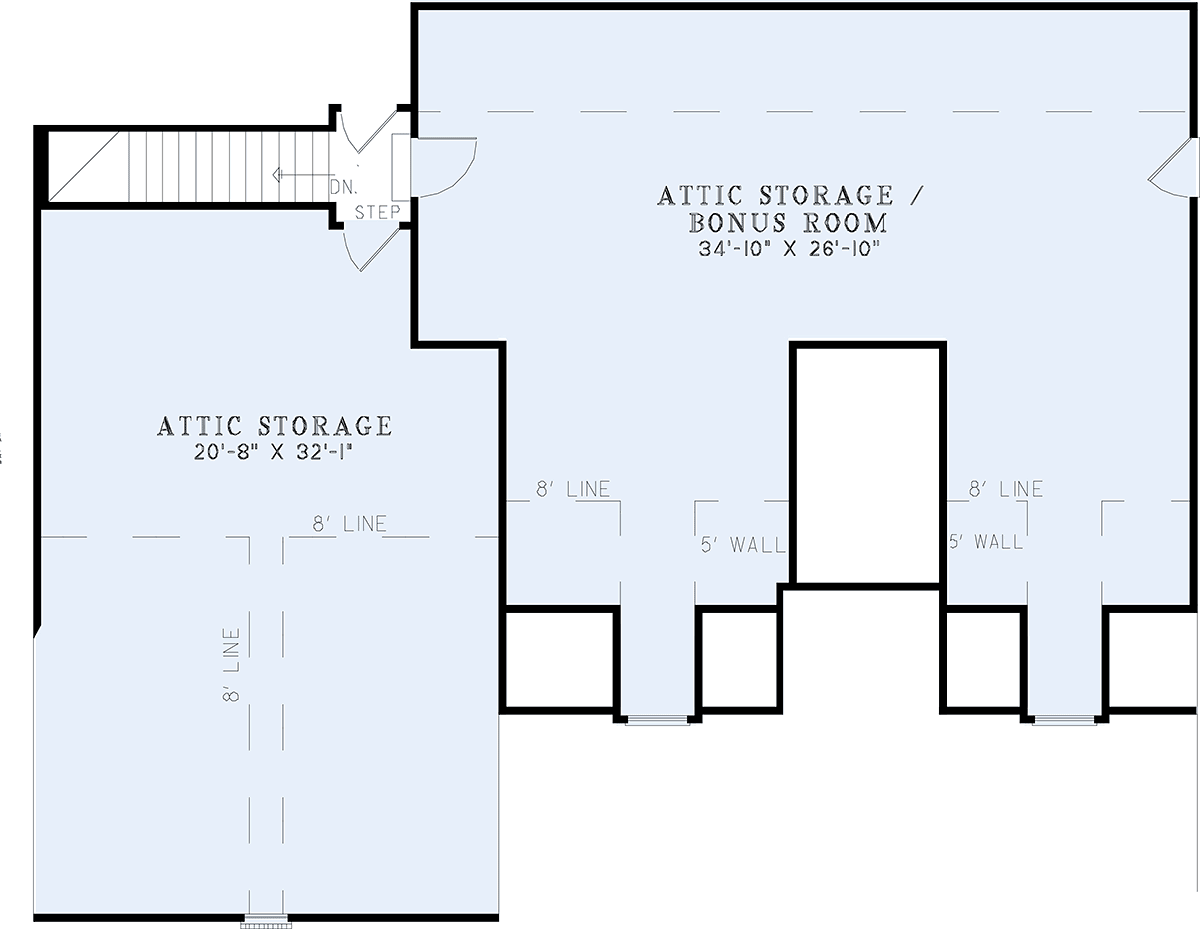 Colonial Southern Level Two of Plan 61072