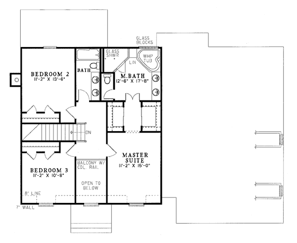 Colonial Southern Level Two of Plan 61073