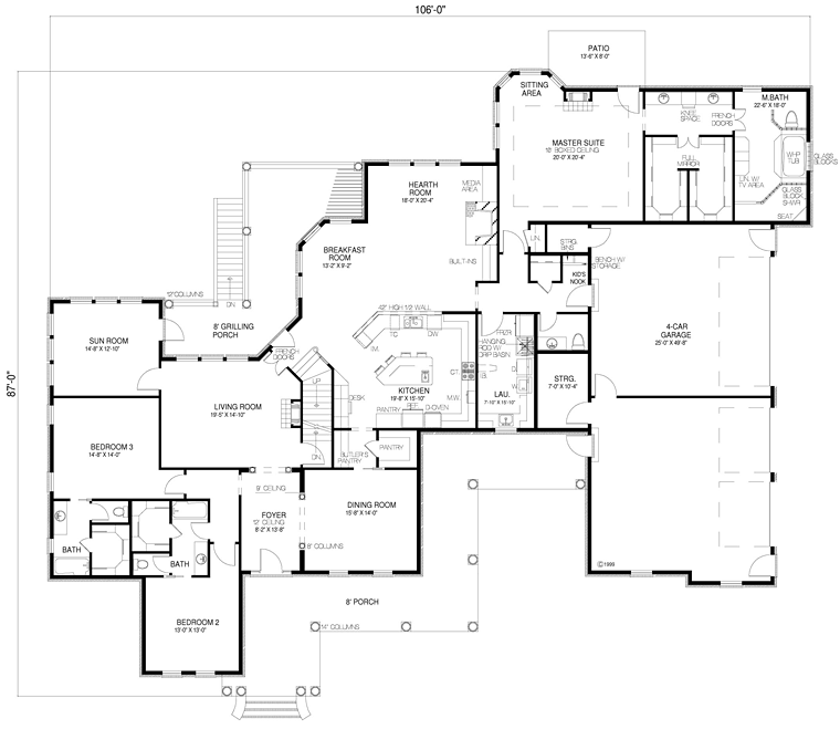 European Traditional Level One of Plan 61079