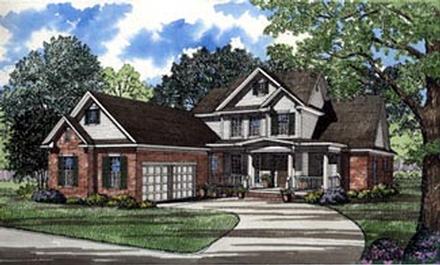 House Plan 61085 Elevation