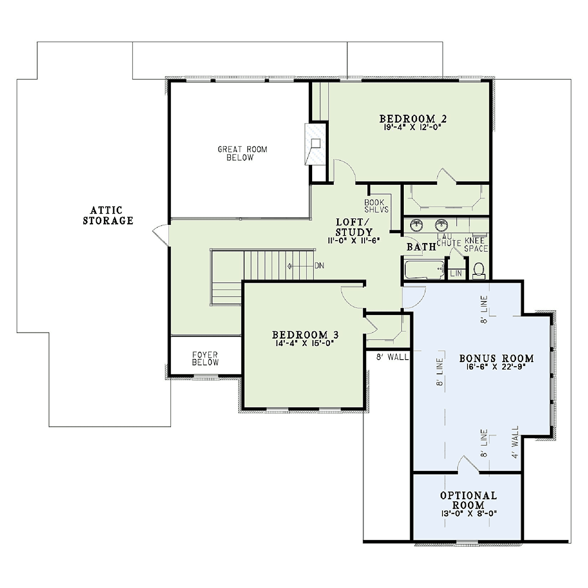 European Traditional Level Two of Plan 61086