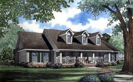 Country Ranch Elevation of Plan 61099