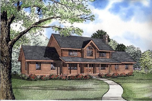 House Plan 61118 Elevation