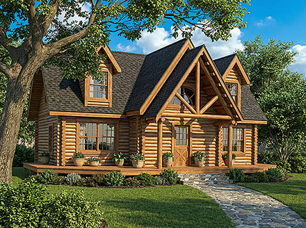 Log Elevation of Plan 61137