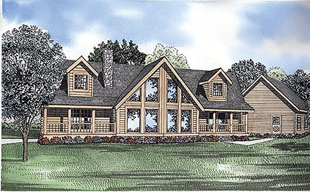 Log Elevation of Plan 61144