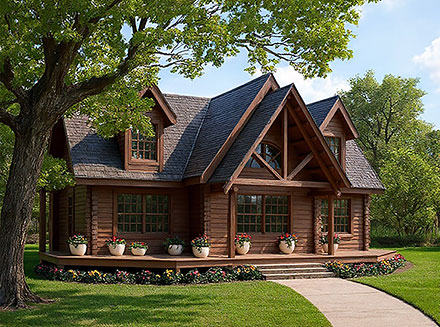 Log Elevation of Plan 61156