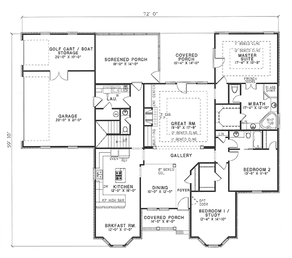 Contemporary Level One of Plan 61165