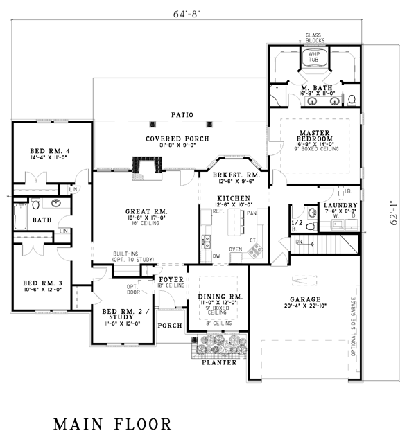 Traditional Level One of Plan 61169