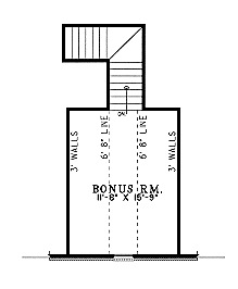 One-Story Traditional Level Two of Plan 61193