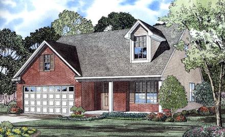 House Plan 61208 Elevation