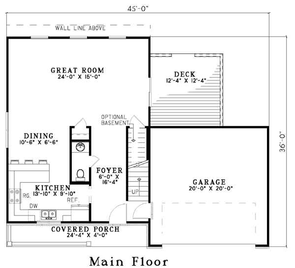 Traditional Level One of Plan 61211