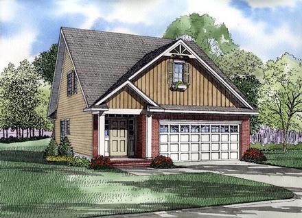 House Plan 61214 Elevation