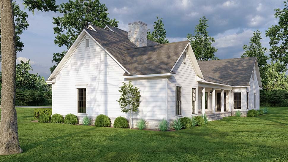 Cape Cod, Country, Traditional Plan with 2373 Sq. Ft., 4 Bedrooms, 3 Bathrooms, 2 Car Garage Picture 7