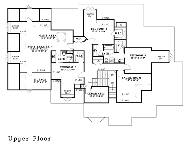 Contemporary Level Two of Plan 61220
